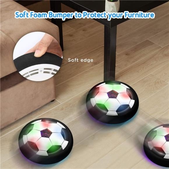 LED Hover SoccerBall-Air Power Training Ball Playing Football Indoor OutdoorGame - Picture 2 of 6